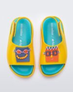 Mini Melissa Fashion Cloud Fabula Sandal-Baby Yellow-Blue - Image 2
