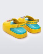 Mini Melissa Fashion Cloud Fabula Sandal-Baby Yellow-Blue - Image 3