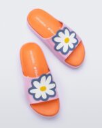 Mini Melissa Fashion Cloud Fabula Slide-Kids Pink-Orange - Image 2