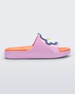 Mini Melissa Fashion Cloud Fabula Slide-Kids Pink-Orange - Image 4