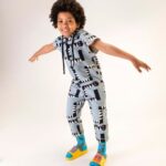 Mini Melissa Fashion Cloud Fabula Slide-Kids Yellow-Blue