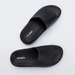 Mini Melissa Fashion Cloud Slide-Kids Black
