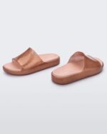 Mini Melissa Fashion Cloud Slide-Kids Pink Glitter - Image 2