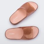 Mini Melissa Fashion Cloud Slide-Kids Pink Glitter