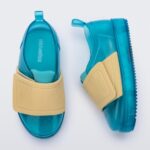 Mini Melissa Fashion Jelly Pop Sneaker-Baby Blue-Yellow