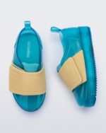 Mini Melissa Fashion Jelly Pop Sneaker-Baby Blue-Yellow