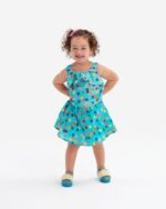 Mini Melissa Fashion Jelly Pop Sneaker-Baby Blue-Yellow - Image 3