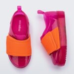 Mini Melissa Fashion Jelly Pop Sneaker-Baby Pink-Orange