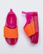 Mini Melissa Fashion Jelly Pop Sneaker-Baby Pink-Orange