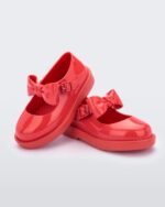 Mini Melissa Fashion Lola Flat-Baby Red - Image 2