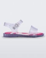 Mini Melissa Fashion Mar Jelly Pop Sandal-Youth & Kids Glitter Clear - Image 4