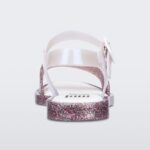Mini Melissa Fashion Mar Sandal-Kids Pink Glitter-Pearl