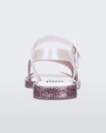 Mini Melissa Fashion Mar Sandal-Kids Pink Glitter-Pearl