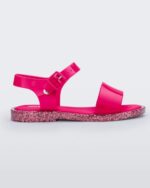 Mini Melissa Fashion Mar Sandal-Kids Pink-Pink Glitter - Image 3