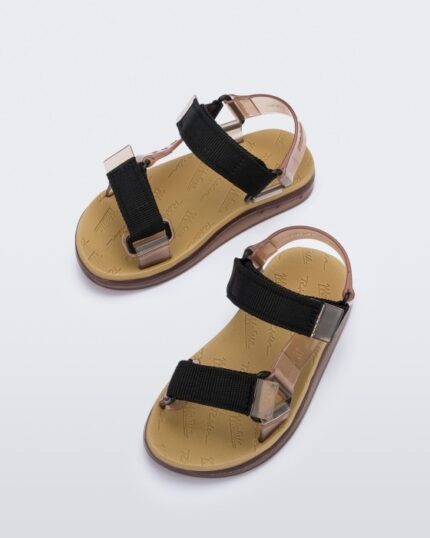 Mini Melissa Fashion Papete Rider Sandal-Kids Beige