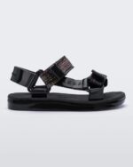 Mini Melissa Fashion Papete Rider Sandal-Kids Black - Image 4