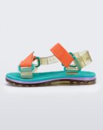 Mini Melissa Fashion Papete Rider Sandal-Kids Blue - Image 2