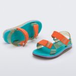 Mini Melissa Fashion Papete Rider Sandal-Kids Blue