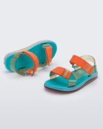 Mini Melissa Fashion Papete Rider Sandal-Kids Blue