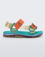 Mini Melissa Fashion Papete Rider Sandal-Kids Blue - Image 4