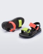 Mini Melissa Fashion Papete Rider Sandal-Kids Orange - Image 2