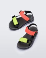 Mini Melissa Fashion Papete Rider Sandal-Kids Orange