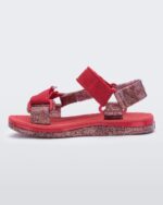 Mini Melissa Fashion Papete Rider Sandal-Kids Red - Image 2