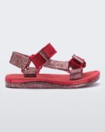 Mini Melissa Fashion Papete Rider Sandal-Kids Red - Image 4