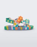 Mini Melissa Fashion Ping Pong Fabula Sandal-Baby Blue-Green - Image 4