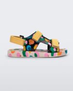 Mini Melissa Fashion Ping Pong Fabula Sandal-Kids Beige-Mustard - Image 4