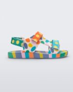 Mini Melissa Fashion Ping Pong Fabula Sandal-Kids Blue-Green - Image 4