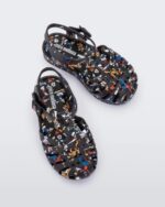 Mini Melissa Fashion Possession Mickey & Friends Sandal-Baby Black - Image 2