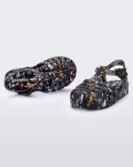 Mini Melissa Fashion Possession Mickey & Friends Sandal-Baby Black