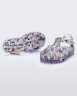 Mini Melissa Fashion Possession Mickey & Friends Sandal-Baby Clear