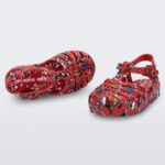 Mini Melissa Fashion Possession Mickey & Friends Sandal-Baby Red
