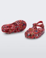 Mini Melissa Fashion Possession Mickey & Friends Sandal-Baby Red