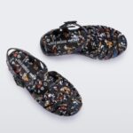 Mini Melissa Fashion Possession Mickey & Friends Sandal-Kids Black