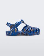 Mini Melissa Fashion Possession Mickey & Friends Sandal-Kids Blue - Image 2