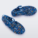 Mini Melissa Fashion Possession Mickey & Friends Sandal-Kids Blue