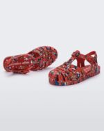 Mini Melissa Fashion Possession Mickey & Friends Sandal-Kids Red - Image 2