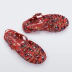 Mini Melissa Fashion Possession Mickey & Friends Sandal-Kids Red