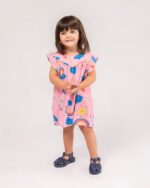 Mini Melissa Fashion Possession Print Sandal-Baby & Toddler Blue - Image 2