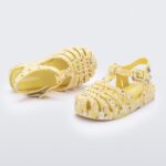 Mini Melissa Fashion Possession Print Sandal-Baby & Toddler Yellow