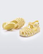 Mini Melissa Fashion Possession Print Sandal-Baby & Toddler Yellow