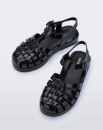 Mini Melissa Fashion Possession Sandal-Kids Black