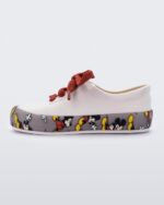 Mini Melissa Fashion Street Mickey & Friends Sneaker-Baby White - Image 3