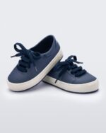 Mini Melissa Fashion Street Sneaker-Baby Blue-Beige - Image 2