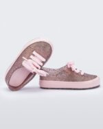 Mini Melissa Fashion Street Sneaker-Baby Glitter Pink - Image 2