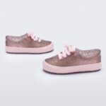 Mini Melissa Fashion Street Sneaker-Baby Glitter Pink