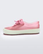 Mini Melissa Fashion Street Sneaker-Baby Pink-Green - Image 3